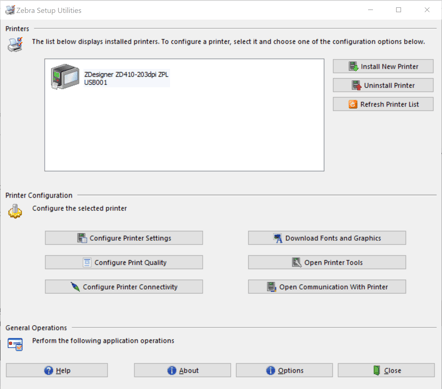 Retail | Zebra ZD410/411 - USB (PC) Configuration